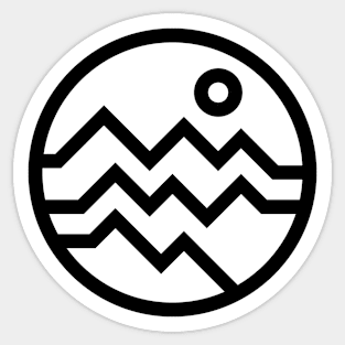 Mountain Bold Sticker